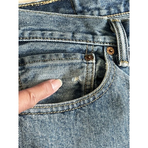 LEVi's Vintage 501 Button Fly Blue Jeans Denim Pants Men’s Size 34x30 - Picture 11 of 16